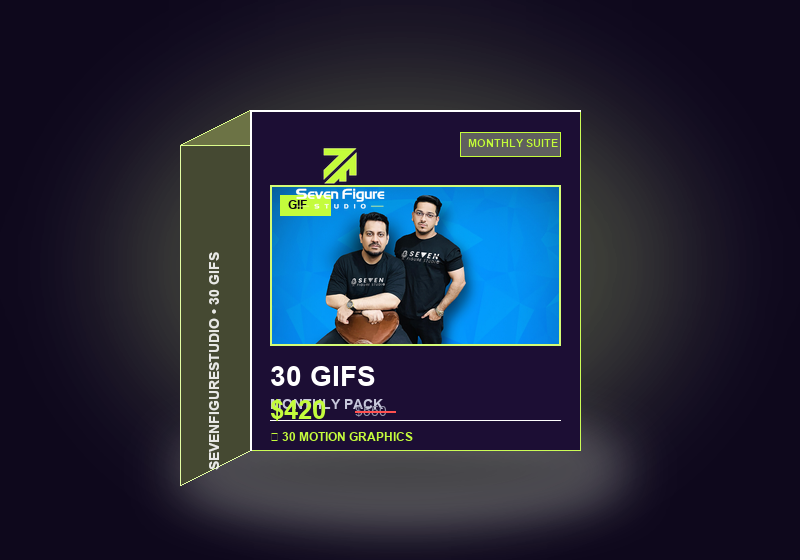 30 GIFs Monthly Pack
